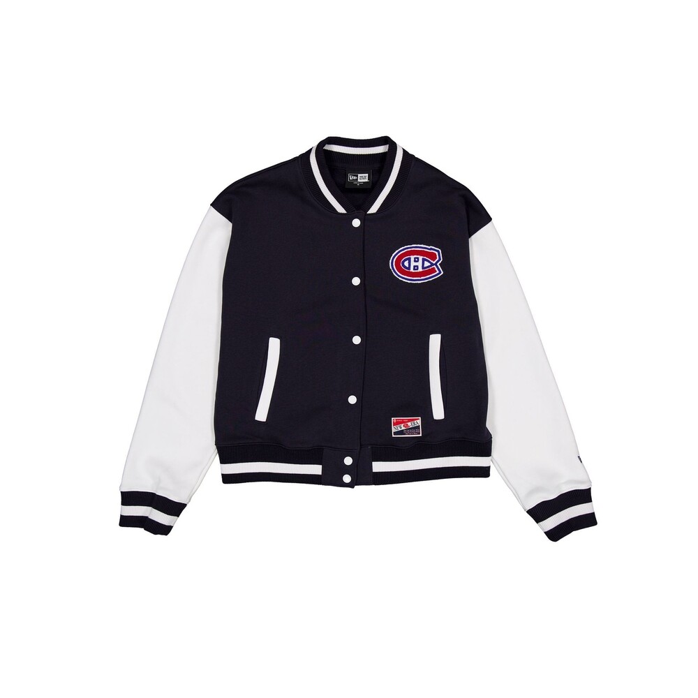 New Era Montreal Canadiens Throwback Fleece Women's Jacket - Size S
